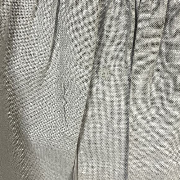 Kensie Silver Cropped Sleeve Linen Dress Coat Peplum Jacket Size 6 - Picture 3 of 11